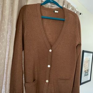 J crew button cardigan